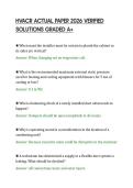 HVACR ACTUAL PAPER 2026 VERIFIED&NewLine;SOLUTIONS GRADED A&plus;