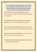 S-12 CITYWIDE SPRINKLER SYSTEMS EXAM LATEST 2026-2027 &NewLine;ACTUAL EXAM WITH COMPLETE QUESTIONS AND CORRECT &NewLine;DETAILED ANSWERS &lpar;100&percnt; VERIFIED ANSWERS&rpar; &vert;ALREADY &NewLine;GRADED A&plus;&vert; &vert;&vert;PROFESSOR VERIFIED&vert;&vert; &vert;&vert;BRANDNEW&excl;&excl;&excl;&vert;&vert; 