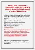 NURS 3365 Complete Nursing Exam Bundle 2026&ndash;2027 &vert; Foundations&comma; Nursing Exam & Final with Rationales