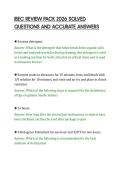 IBEC REVIEW PACK 2026 SOLVED&NewLine;QUESTIONS AND ACCURATE ANSWERS