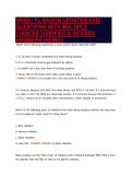 NRSB &sol; FL RADON UPDATE&vert;EXAM&NewLine;QUESTIONS WITH MULTIPLE&NewLine;CHOICES &vert;VERIFIED & REVISED&NewLine;ANSWERS &lpar;NEW&rpar;&excl;&excl;&excl;