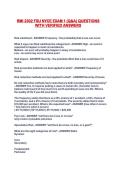 RMI 2302 FSU NYCE EXAM 1 &lpar;Q&A&rpar; QUESTIONS WITH VERIFIED ANSWERS
