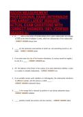 RADON MEASUREMENT&NewLine;PROFESSIONAL EXAM &lpar;INTERNACHI&NewLine;AND AARST&rpar; LATEST 2026&sol;2027&NewLine;ACTUAL EXAM QUESTIONS WITH&NewLine;CORRECT ANSWERS 100&percnt; VERIFIED&NewLine;GRADED A&plus;