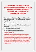 2026-2027 LATEST NURS 3325 MODULE 1 QUIZ -&NewLine;HOLISTIC CARE OF OLDER ADULTS EXAM&NewLine;&vert; COMPLETE EXAM WITH CORRECT&NewLine;ANSWERS AND RATIONALES&period; A&plus;&NewLine;GUARANTEED SUCCESS