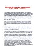 GOVT-2306 &lpar;Veronica Reyna&rpar; Austin Community College EXAM &num;3 Latest Update