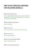 IMDP ACTUAL PAPER 2026 QUESTIONS&NewLine;WITH SOLUTIONS GRADED A&plus;
