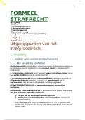 Formeel Strafrecht Samenvatting RB1422 en RB0822