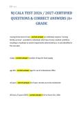 NJ CALA TEST 2026 &sol; 2027-CERTIFIED&NewLine;QUESTIONS & CORRECT ANSWERS &vert;A&plus;&NewLine;GRADE&NewLine;