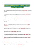Records Management Annual Training Quiz and Answers