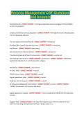 Records Management CBT Questions and Answers