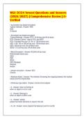 WGU D334 Newest Questions and Answers&NewLine;&lpar;2026&sol;2027&rpar; &vert; Comprehensive Review &vert; A&plus;&NewLine;Verified