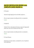NACOR CERTIFICATION REVIEW 2026&NewLine;COMPLETE GUIDE GRADED A&plus;
