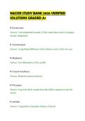 NACOR STUDY BANK 2026 VERIFIED&NewLine;SOLUTIONS GRADED A&plus;