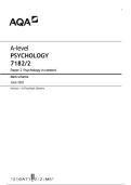 A-level &NewLine;PSYCHOLOGY &NewLine;7182&sol;2