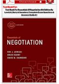 Test Bank For Essentials of Negotiation 6th Edition By Roy J&period; Lewicki&comma; Bruce Barry&comma; David M&period; Saunders&vert;&vert;ISBN NO&semi;9780077862466