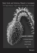 Organic Chemistry Study Guide and Solutions Manual &vert; Solomons&comma; Fryhle&comma; Snyder & Antilla &vert; Complete Chapter Review