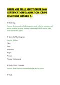 NEEDS MET TELUS STUDY GUIDE 2026&NewLine;CERTIFICATION EVALUATION SCRIPT&NewLine;SOLUTIONS GRADED A&plus;&NewLine;