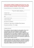 TEXAS MOTOR CARRIER AUTHORITY PRACTICE EXAM - &lpar;100&rpar; &NewLine;UP-TO-DATE ACTUAL EXAM QUESTIONS AND 100&percnt; ACCURATE &NewLine;SOLUTIONS &vert; VERIFIED ANSWERS - INSTANT PDF DOWNLOAD 