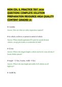 NON CDL IL PRACTICE TEST 2026&NewLine;QUESTIONS COMPLETE SOLUTION&NewLine;PREPARATION RESOURCE HIGH QUALITY&NewLine;CONTENT GRADED A&plus;