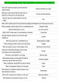 PSI Cosmetology Exam Test Questions and Answers Graded A&plus;