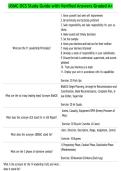 USMC OCS Study Guide with Verified Answers Graded A&plus;