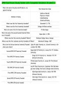 ZPB Final Exam Study Guide with Complete Solutions Graded A&plus;