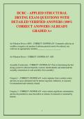 IICRC - APPLIED STRUCTURAL DRYING EXAM QUESTIONS WITH DETAILED VERIFIED ANSWERS &lpar;100&percnt; CORRECT ANSWERS &sol;ALREADY GRADED A&plus;