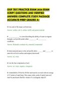 OSSF TEST PRACTICE EXAM 2026 EXAM&NewLine;SCRIPT QUESTIONS AND VERIFIED&NewLine;ANSWERS COMPLETE STUDY PACKAGE&NewLine;ACCURATE PREP GRADED A&plus;