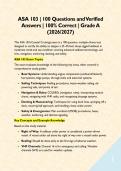 ASA 103 &vert; 100 Questions and Verified Answers &vert; 100&percnt; Correct &vert; Grade A &lpar;2026&sol;2027&rpar;&NewLine;&NewLine;