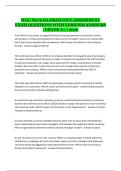 WGU D072 Objective Assessment &ndash; Practice Questions and Answers Study Guide &lpar;2026&rpar;