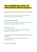 PCN-107 MIDTERM 2026 ACTUAL TEST&NewLine;PAPER ANSWERS COMPLETE GRADED A&plus;