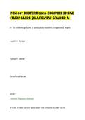 PCN-107 MIDTERM 2026 COMPREHENSIVE&NewLine;STUDY GUIDE Q&A REVIEW GRADED A&plus;