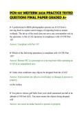 PCN-107 MIDTERM 2026 PRACTICE TESTED&NewLine;QUESTIONS FINAL PAPER GRADED A&plus;