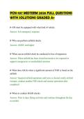 PCN-107 MIDTERM 2026 FULL QUESTIONS&NewLine;WITH SOLUTIONS GRADED A&plus;&NewLine;