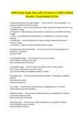 CMPC Exam Study Prep with all Correct & 100&percnt; Verified Answers &vert;Guaranteed to Pass