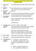 CMPC Exam with all Correct & 100&percnt; Verified Answers &vert;Latest Version &vert;Guaranteed to Pass
