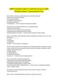 CMPC Essential Guide Ch 4 with all Correct & 100&percnt; Verified Answers &vert;Guaranteed to Pass