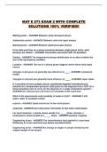 MAT E 273 EXAM 2 WITH COMPLETE SOLUTIONS 100&percnt; VERIFIED&excl;&excl;