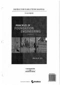Solutions Manual&colon; Principles of Foundation Engineering &lpar;6th Edition&rpar; &ndash; Braja M&period; Das &vert; Geotechnical Engineering & Soil Mechanics &vert; Step-by-Step Calculations