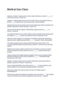 Medical Gas Class&period; Questions and Answers 2026