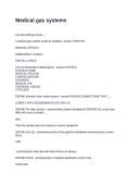 Medical gas systems Exam Test 2026