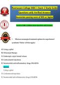 Rasmussen College MDC 1 Exam 2 Study Guide&NewLine;Questions with Verified Answers&NewLine;Guarantee passing score of 90&percnt; or &planckh;ig&planckh;er