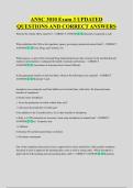 ANSC 3010 Exam 3 UPDATED &NewLine;QUESTIONS AND CORRECT ANSWERS