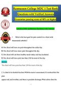 Rasmussen College MDC 1 Test Bank&NewLine;Questions wit&planckh; Verified Answers&NewLine;Guarantee passing score of 90&percnt; or &planckh;ig&planckh;er