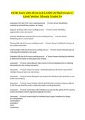 NC-BC Exam with all Correct & 100&percnt; Verified Answers &vert;Latest Version &vert;Already Graded A&plus;