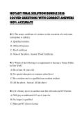 NOTARY&lowbar;FINAL&lowbar;SOLUTION&lowbar;BUNDLE&lowbar;2026&lowbar;SOLVED&lowbar;QUESTIONS&lowbar;WITH&lowbar;CORRECT