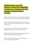 NUTRITION&lowbar;BASICS&lowbar;AN&lowbar;ACTIVE&lowbar;APPROACH&lowbar;2ND&lowbar;EDITION&lowbar;ZIMMERMAN&lowbar;TEST&lowbar;BANK &lpar;2&rpar;