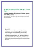 Robbins Pathology Test Bank 11th Edition &vert; Advanced Clinical MCQs with Integrated Rationales &vert; Robbins Cotran & Kumar Pathologic Basis of Disease &vert; Board-Style Pathophysiology Exam Prep