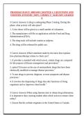PHARMACOLOGY ABRAMS CHAPTER 1-3 QUESTIONS AND VERIFIED ANSWERS  &vert;100&percnt; CORRECT &vert; ALREADY GRADED A