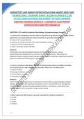 GEORGETTE S LMR PMHNP CERTIFICATION EXAM NEWEST 2025&sol; 2026 PACKAGE DEAL&vert; 2 VERSIONS &lpar;EXAM 1 & 2&rpar;WITH COMPLETE 1&comma;350 ACTUAL EXAM QUESTIONS AND CORRECT DETAILED ANSWERS &lpar;VERIFIED ANSWERS&rpar; GRADED A &vert; GEORGETTE S LMR PMHNP CERTIFICATION EXAM